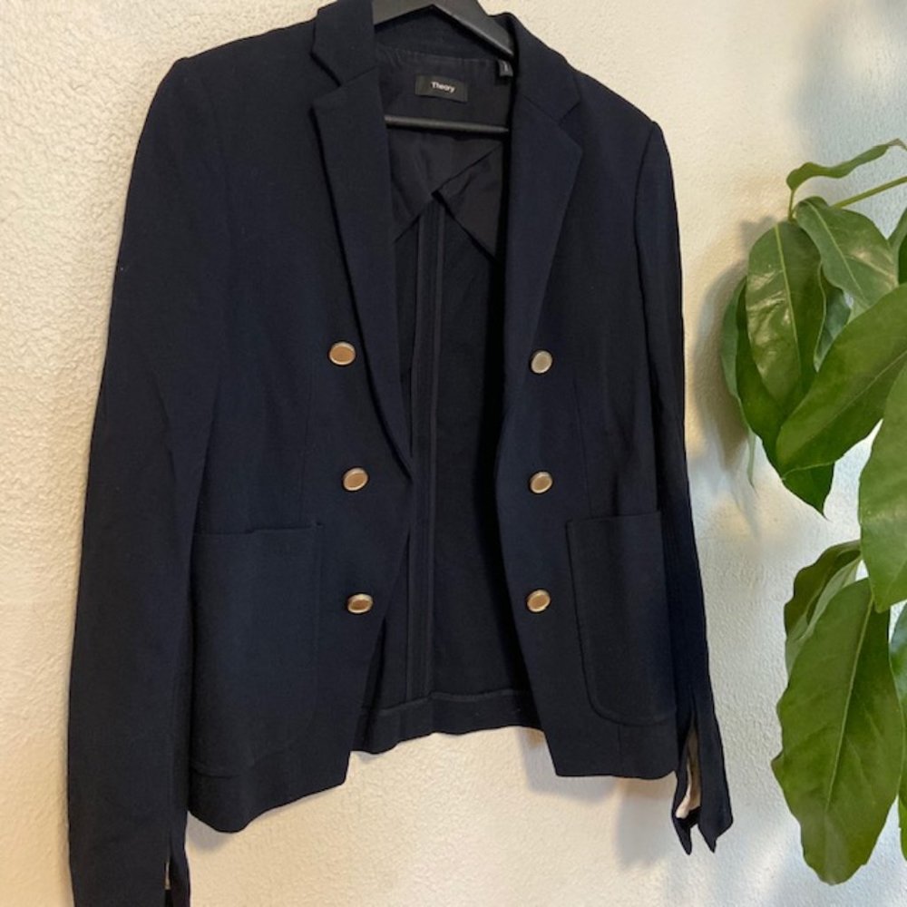 Navy Theory Blazer